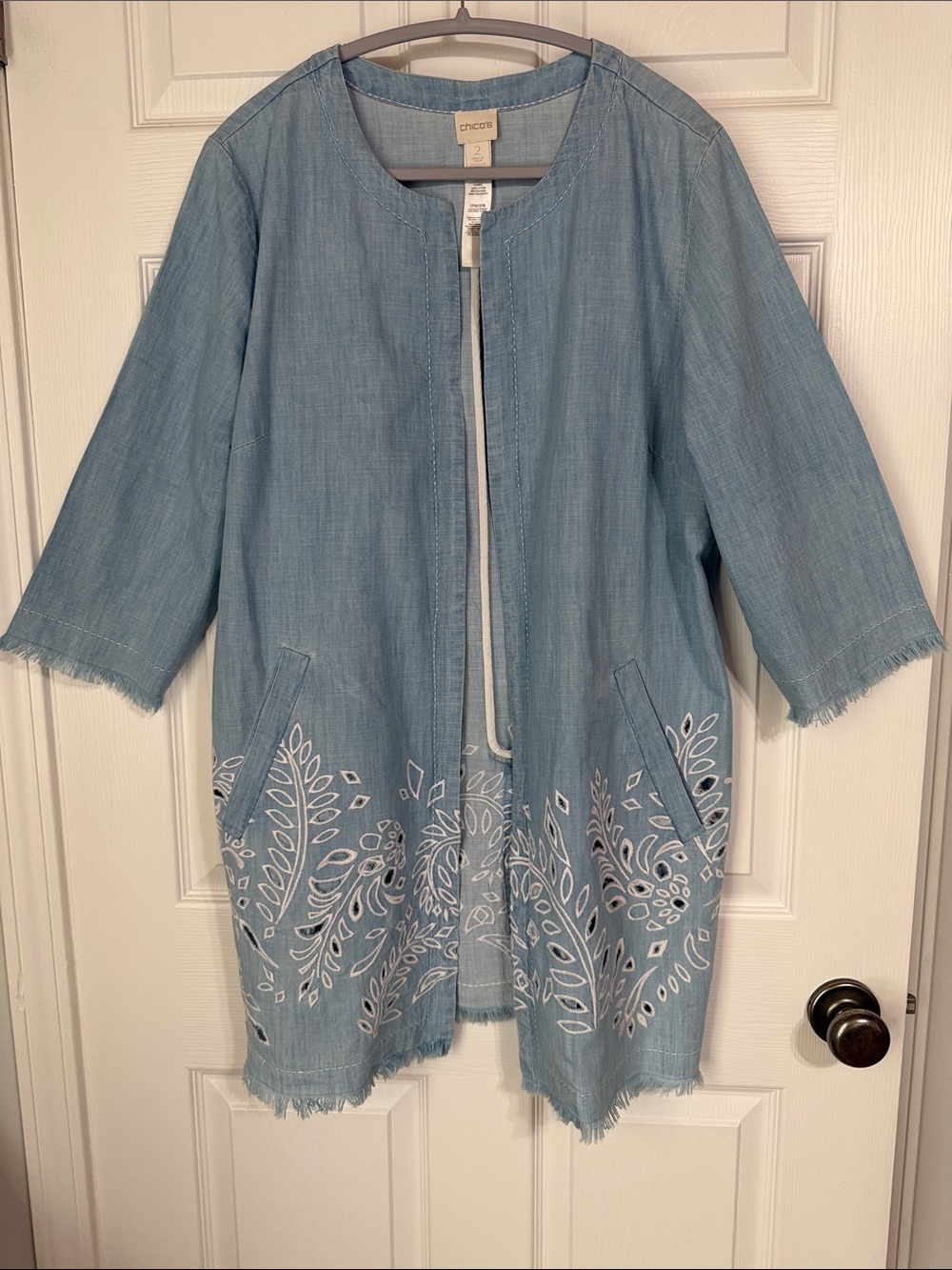 Chico's Chambray Jacket
